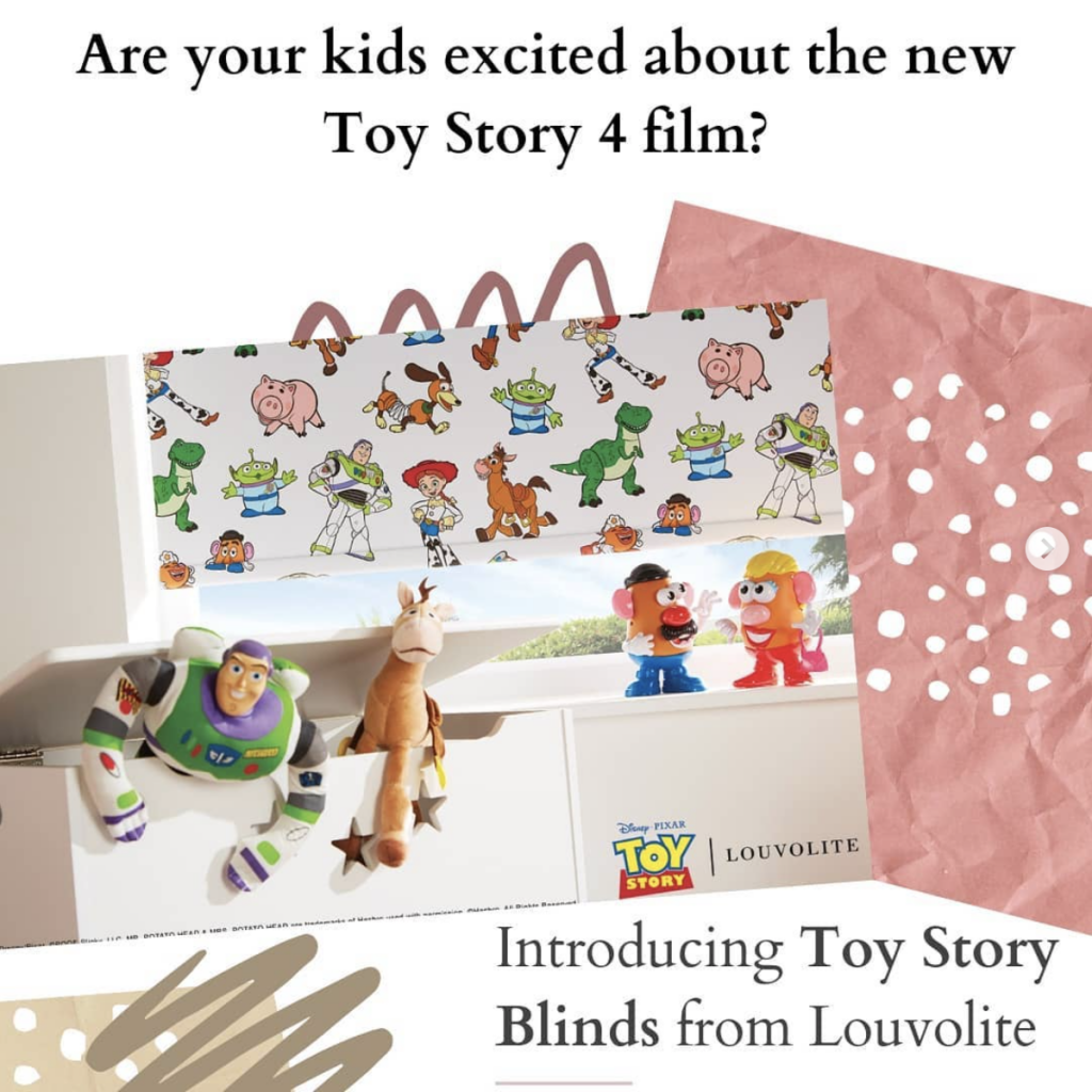 Toy Story fabric Blinds