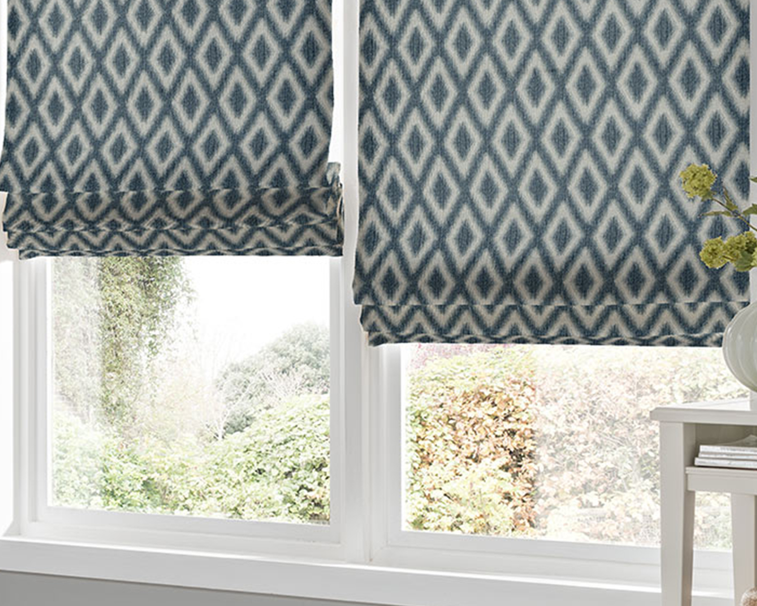 Parallel Roman Blinds